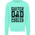 Fathers Day Guitar Dad Like a Normal Dad Kids Sweatshirt Jumper Peppermint