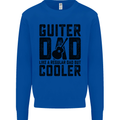 Fathers Day Guitar Dad Like a Normal Dad Kids Sweatshirt Jumper Royal Blue