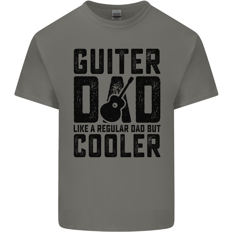 Fathers Day Guitar Dad Like a Normal Dad Kids T-Shirt Childrens Charcoal