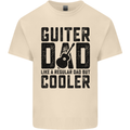 Fathers Day Guitar Dad Like a Normal Dad Mens Cotton T-Shirt Tee Top Natural