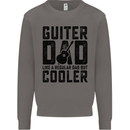 Fathers Day Guitar Dad Like a Normal Dad Mens Sweatshirt Jumper Charcoal
