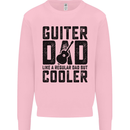 Fathers Day Guitar Dad Like a Normal Dad Mens Sweatshirt Jumper Light Pink