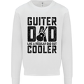 Fathers Day Guitar Dad Like a Normal Dad Mens Sweatshirt Jumper White