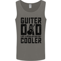 Fathers Day Guitar Dad Like a Normal Dad Mens Vest Tank Top Charcoal