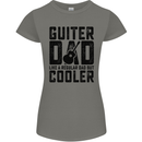 Fathers Day Guitar Dad Like a Normal Dad Womens Petite Cut T-Shirt Charcoal