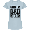 Fathers Day Guitar Dad Like a Normal Dad Womens Petite Cut T-Shirt Light Blue