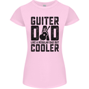 Fathers Day Guitar Dad Like a Normal Dad Womens Petite Cut T-Shirt Light Pink
