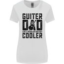 Fathers Day Guitar Dad Like a Normal Dad Womens Wider Cut T-Shirt White