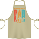 Fathers Day Living the Dad Life Twins Funny Cotton Apron 100% Organic Khaki