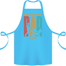 Fathers Day Living the Dad Life Twins Funny Cotton Apron 100% Organic Turquoise
