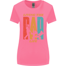 Fathers Day Living the Dad Life Twins Funny Womens Wider Cut T-Shirt Azalea