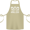 Fathers Day Son Hero Daughter Love Dad Cotton Apron 100% Organic Khaki