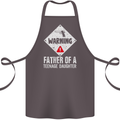 Fathers Day Teenage Daughter Funny Dad Cotton Apron 100% Organic Dark Grey