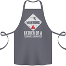 Fathers Day Teenage Daughter Funny Dad Cotton Apron 100% Organic Steel