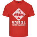 Fathers Day Teenage Daughter Funny Dad Mens Cotton T-Shirt Tee Top Red