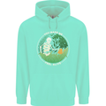 Feel Alive Gardening Gardener Plants Skull Childrens Kids Hoodie Peppermint