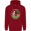 Feel Alive Gardening Gardener Plants Skull Childrens Kids Hoodie Red