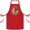 Feel Alive Gardening Gardener Plants Skull Cotton Apron 100% Organic Red