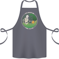 Feel Alive Gardening Gardener Plants Skull Cotton Apron 100% Organic Steel