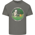 Feel Alive Gardening Gardener Plants Skull Kids T-Shirt Childrens Charcoal