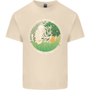 Feel Alive Gardening Gardener Plants Skull Mens Cotton T-Shirt Tee Top Natural