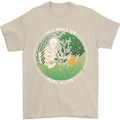 Feel Alive Gardening Gardener Plants Skull Mens T-Shirt Cotton Gildan Sand