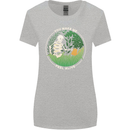 Feel Alive Gardening Gardener Plants Skull Womens Wider Cut T-Shirt Sports Grey