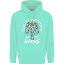 Feeling Christmas In My Bones Childrens Kids Hoodie Peppermint