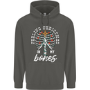 Feeling Christmas In My Bones Childrens Kids Hoodie Storm Grey