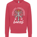 Feeling Christmas In My Bones Kids Sweatshirt Jumper Heliconia