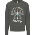 Feeling Christmas In My Bones Kids Sweatshirt Jumper Storm Grey