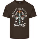 Feeling Christmas In My Bones Kids T-Shirt Childrens Chocolate
