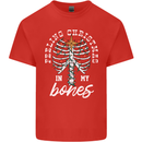 Feeling Christmas In My Bones Kids T-Shirt Childrens Red