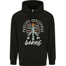 Feeling Christmas In My Bones Mens 80% Cotton Hoodie Black