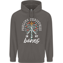 Feeling Christmas In My Bones Mens 80% Cotton Hoodie Charcoal