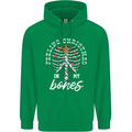 Feeling Christmas In My Bones Mens 80% Cotton Hoodie Irish Green