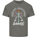 Feeling Christmas In My Bones Mens Cotton T-Shirt Tee Top Charcoal