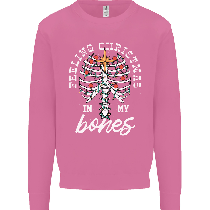 Feeling Christmas In My Bones Mens Sweatshirt Jumper Azalea