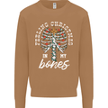 Feeling Christmas In My Bones Mens Sweatshirt Jumper Caramel Latte