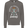 Feeling Christmas In My Bones Mens Sweatshirt Jumper Charcoal
