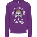 Feeling Christmas In My Bones Mens Sweatshirt Jumper Purple