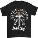 Feeling Christmas In My Bones Mens T-Shirt Cotton Gildan Black