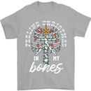Feeling Christmas In My Bones Mens T-Shirt Cotton Gildan Sports Grey