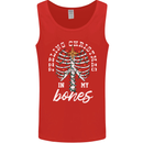 Feeling Christmas In My Bones Mens Vest Tank Top Red
