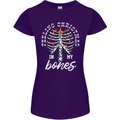 Feeling Christmas In My Bones Womens Petite Cut T-Shirt Purple