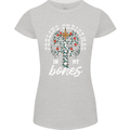 Feeling Christmas In My Bones Womens Petite Cut T-Shirt Sports Grey