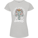 Feeling Christmas In My Bones Womens Petite Cut T-Shirt Sports Grey