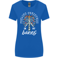 Feeling Christmas In My Bones Womens Wider Cut T-Shirt Royal Blue
