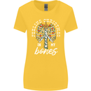 Feeling Christmas In My Bones Womens Wider Cut T-Shirt Yellow
