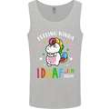 Feeling IDGAF Today Funny Offensive Unicorn Mens Vest Tank Top Sports Grey